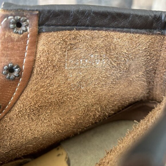 Chippewa Vintage Steel Toe Ankle Brown Work Boots Mens 12 - Picture 3 of 12